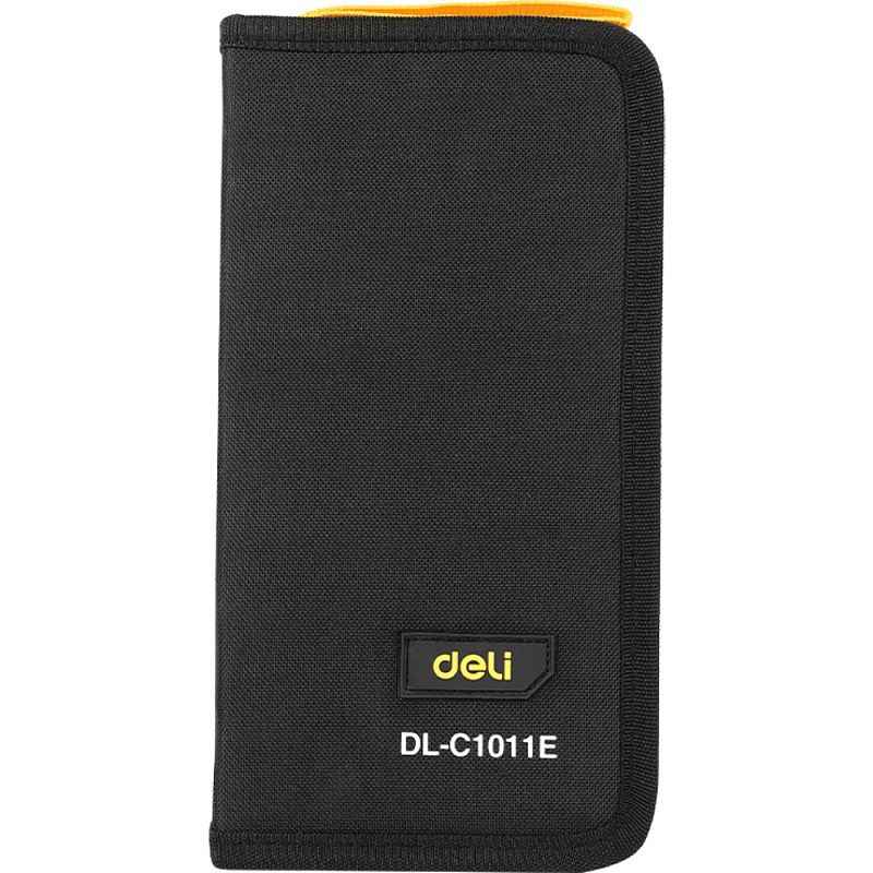 Набор ручного инструмента Deli YS EDL-C1011E, 11 пр, сумка, черный, желтый