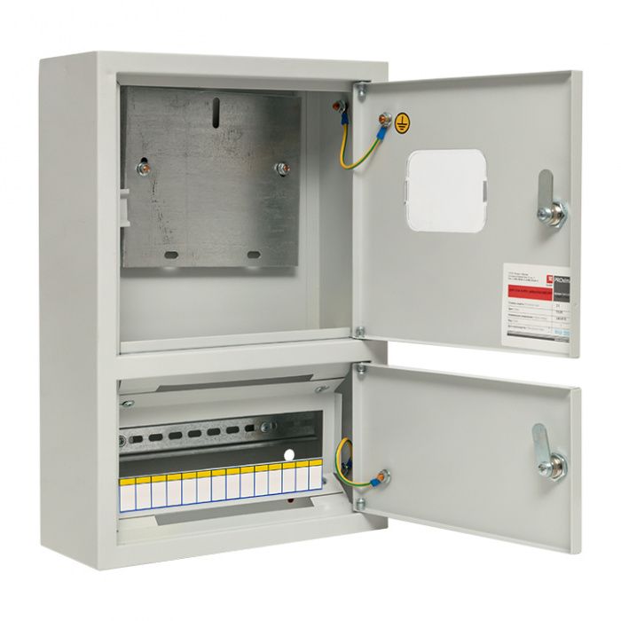 Щит учетно-распред, навесной ЩУРн-1/14 (Э) два отсека (БУР) (450х310х120) IP31 EKF PROxima mb23-1/14e