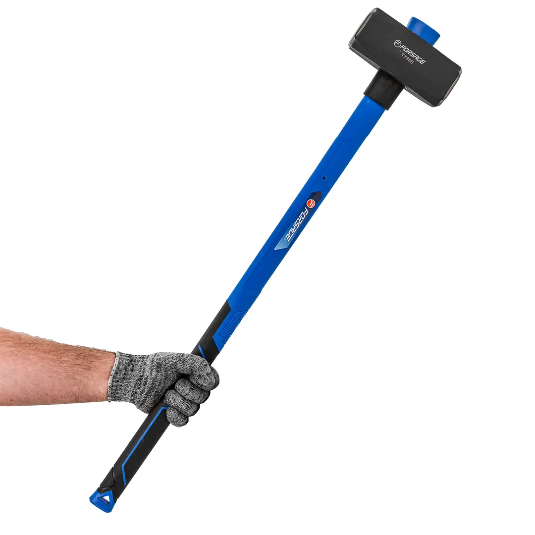 Кувалда 6 кг, с фиберглассовой ручкой и резиновой противоскользящей накладкой, L ручки-800 мм Forsage F-T7860