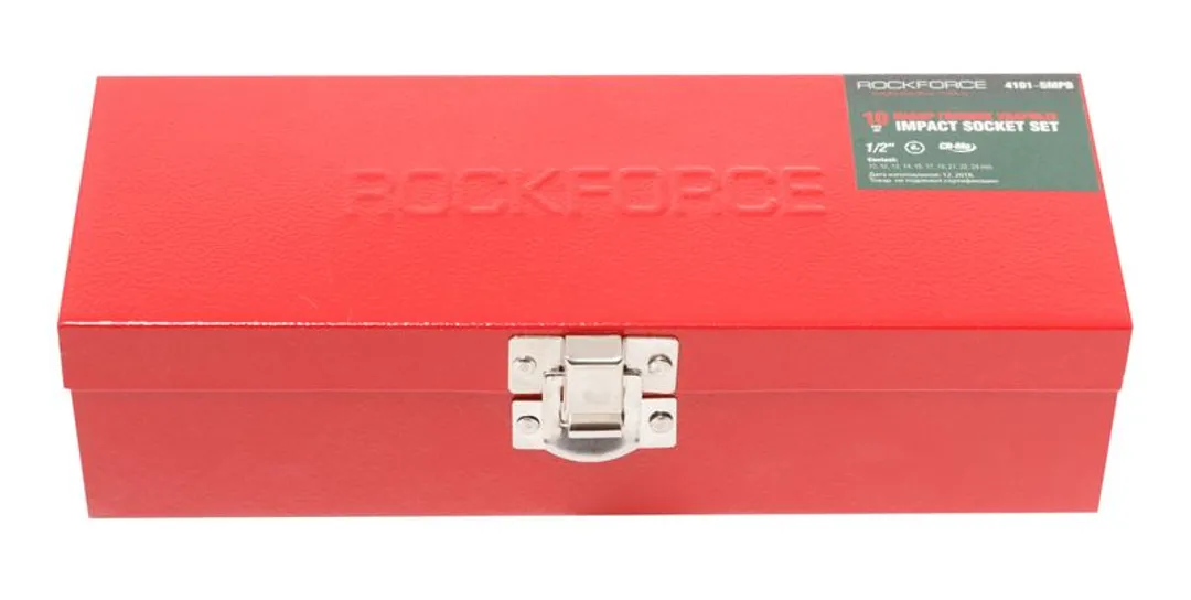 Набор ударных головок 6-гр. 10 пр. 10-24 мм 1/2'' RockForce RF-4101-5MPB