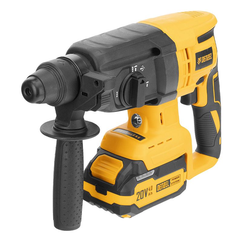 Перфоратор аккумуляторный бесщет. RHH-BL-20-28, 3 Дж, Li-Ion, 20 В Denzel 26707