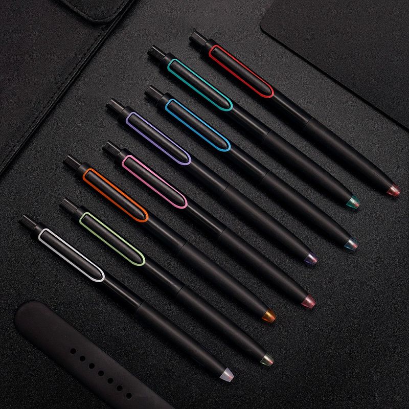 Ручка шариковая автоматическая "Space Up", 0,7 мм, пластик, черный, зеленый, стерж. синий