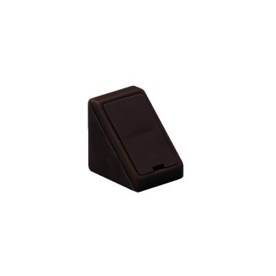 Уголок пластиковый одинарный с крышкой отдельно венге -38- (уп/100шт) PL 15500