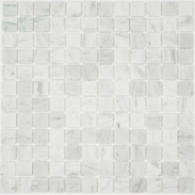 Мозаика Pietrine Bianco Aspen MAT, 23х23х4 мм, MOSAICSTORY 35400
