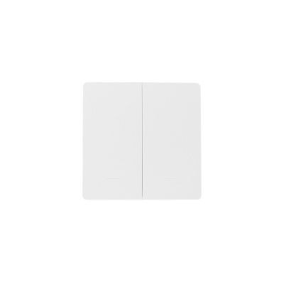 Выключатель кинетический, с реле, 2 клавиши, белый, AKS 124616
