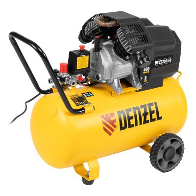 Компрессор воздушный DKV2200/50, Х-PRO 2,2 кВт, 400 л/мин, 50 л Denzel 58083