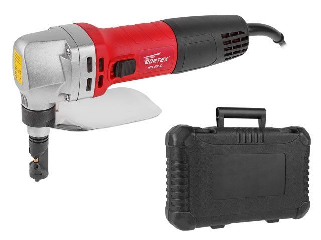 Ножницы высечные NB 1660 в чем., 600 Вт, сталь до 1.8 мм Wortex NB1660M0018