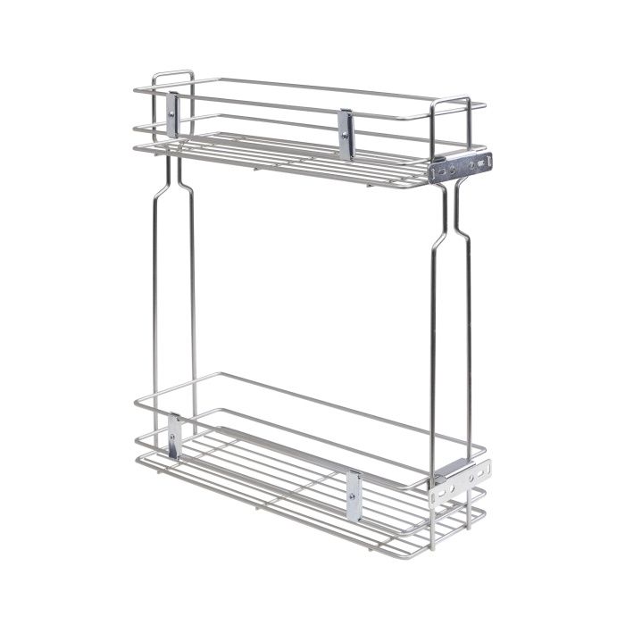 Выдвижная корзина-карго 150 б/н крепл.боковое/универс., эф.хрома Weixpol PL 41039