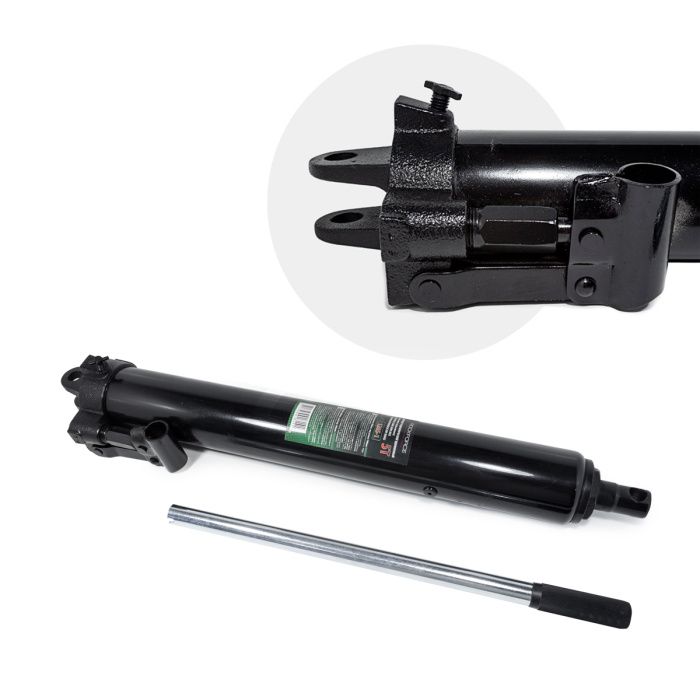 Цилиндр гидравлический удлиненный, 5 т, длина - 660 мм, ход штока - 500 мм RockForce RF-1205-1