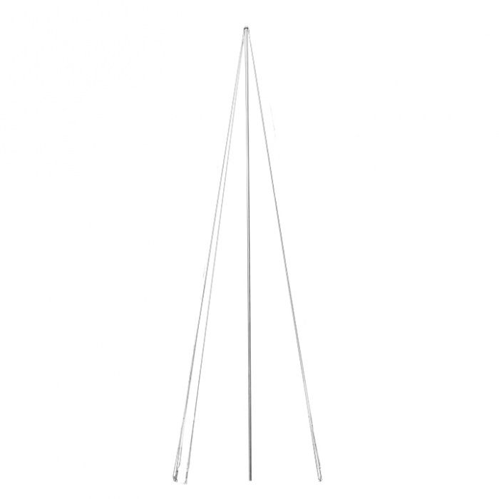 Мачта молниеприемная L=5м, D=40мм с оттяжками St EKF PROxima lp-5000-40-st