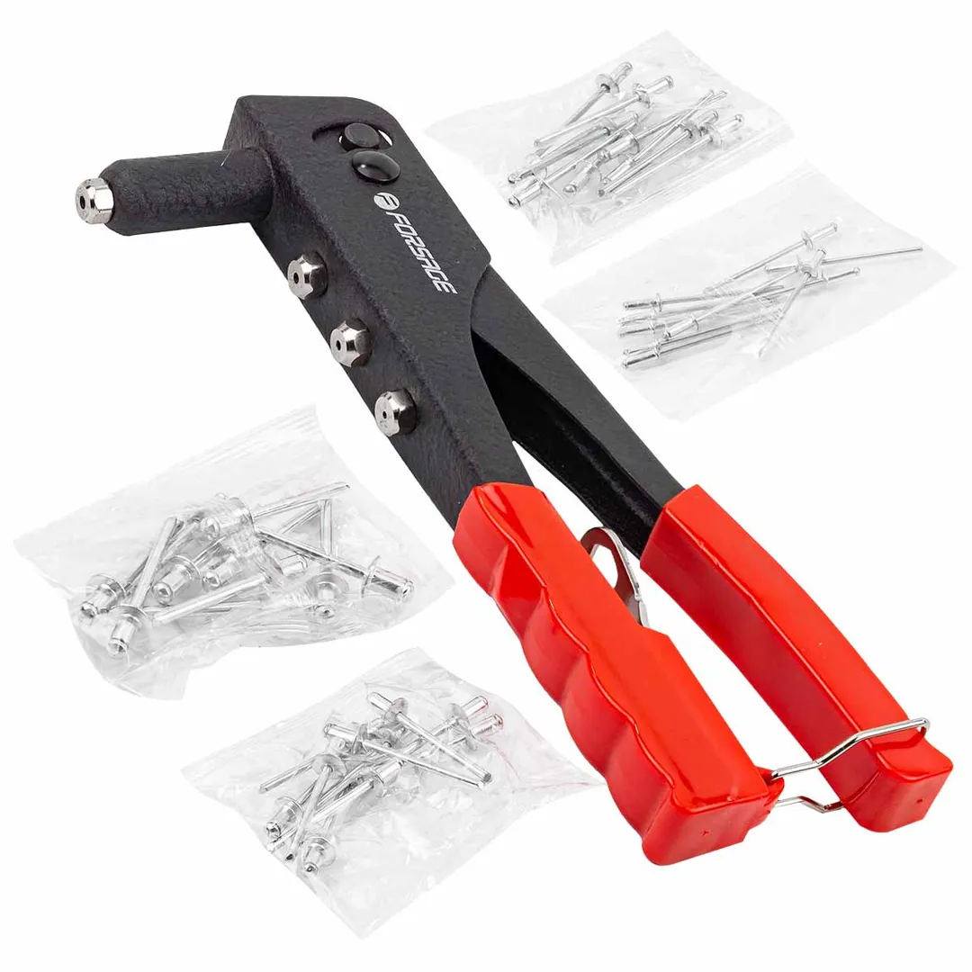 Заклепочник ручной L-250 мм, заклепка - 2.4, 3.2, 4.0, 4.8 Forsage F-678260R