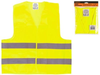 Жилет сигнальный р-р 56-58 желтый STARTUL ST7510-13