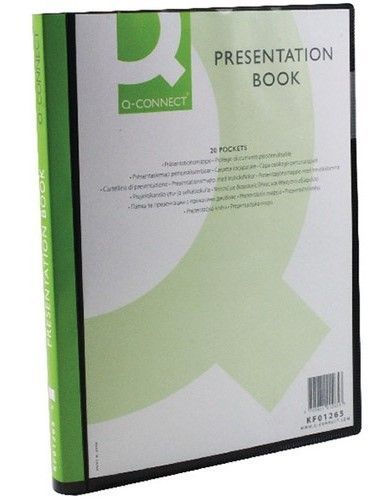 Папка с файлами "Q-Connect", 20 карманов, черный