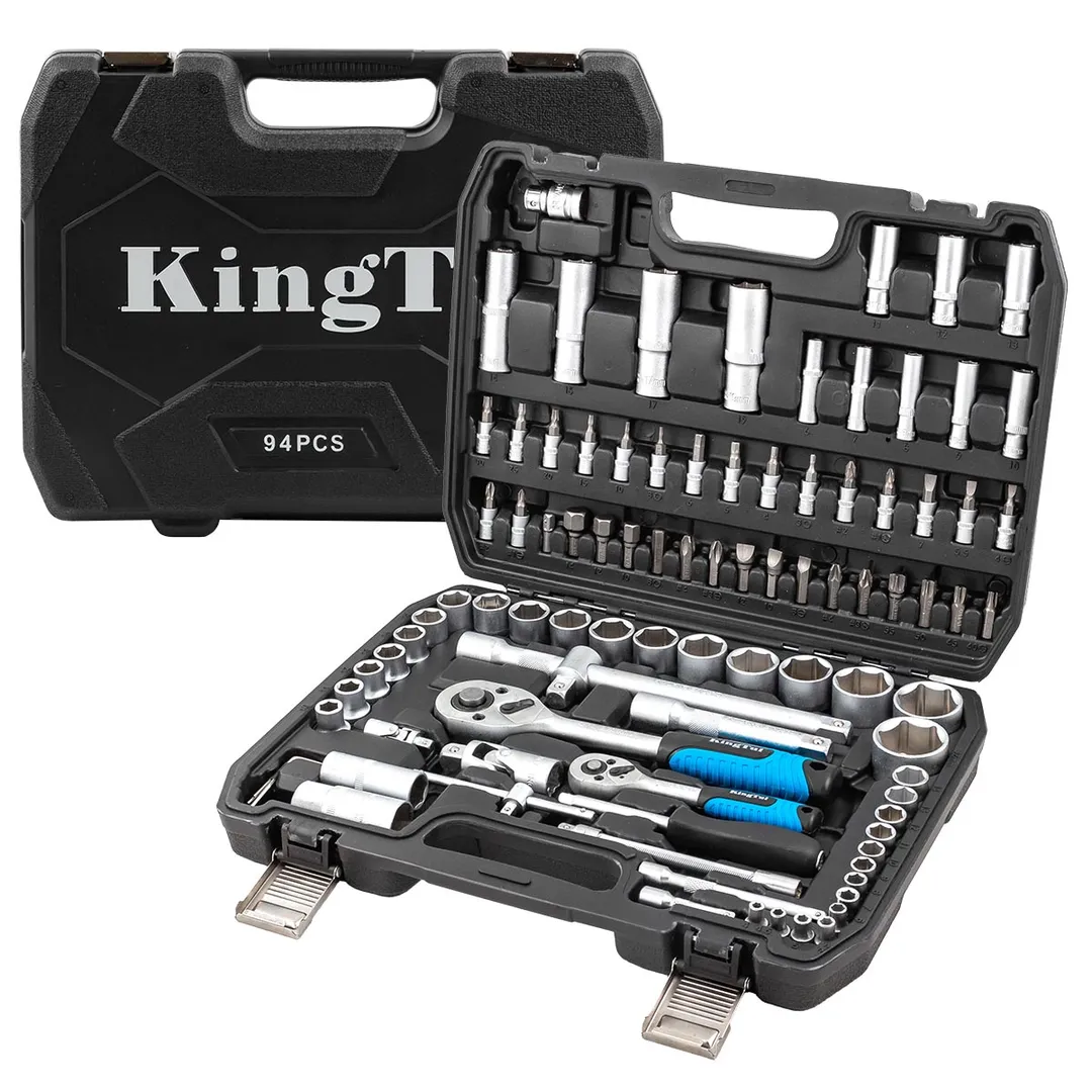 Набор инструментов 94 пр 1/4''&1/2'' 6-гр KINGTUL KT-94