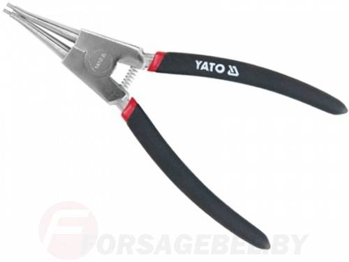 Съемник стопорных колец, разжим 200 мм, прямой CrV Yato YT-2144