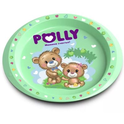 Тарелка детская «Polly» Полимербыт 4338920