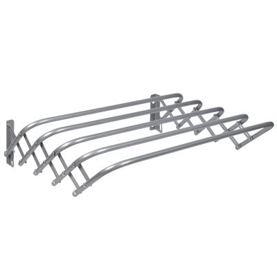 Сушилка для белья настенная складная 6 м, 1200х450х185 мм, серый NIKA СН120С