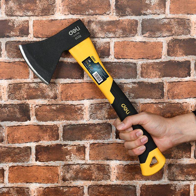 Топор Deli YS EDL5708, 0,6 кг, фибергласовая рукоятка