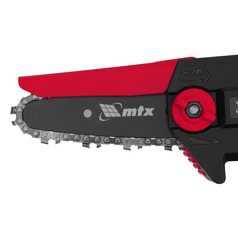 Цепная мини-пила аккумуляторная, MCS-100, шина 100 мм, Li-Ion, 20 В MTX 58640