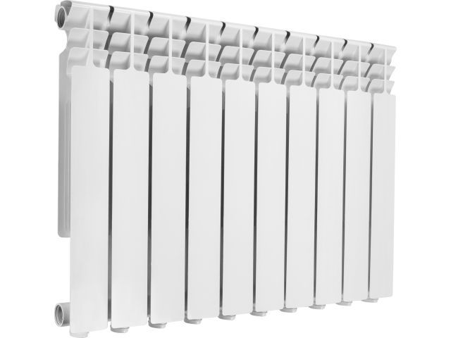 Радиатор алюминиевый 500/96, 10 секций, серия Брест, Вес 12,8 кг, теплоотдача 2150 Вт AV Engineering AVE500963