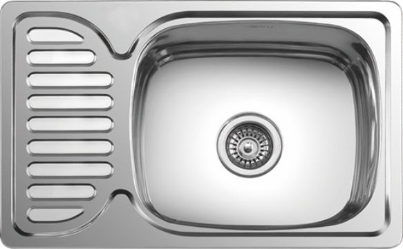 Кухонная мойка из нержавеющей стали, глянцевая Ledeme L96642