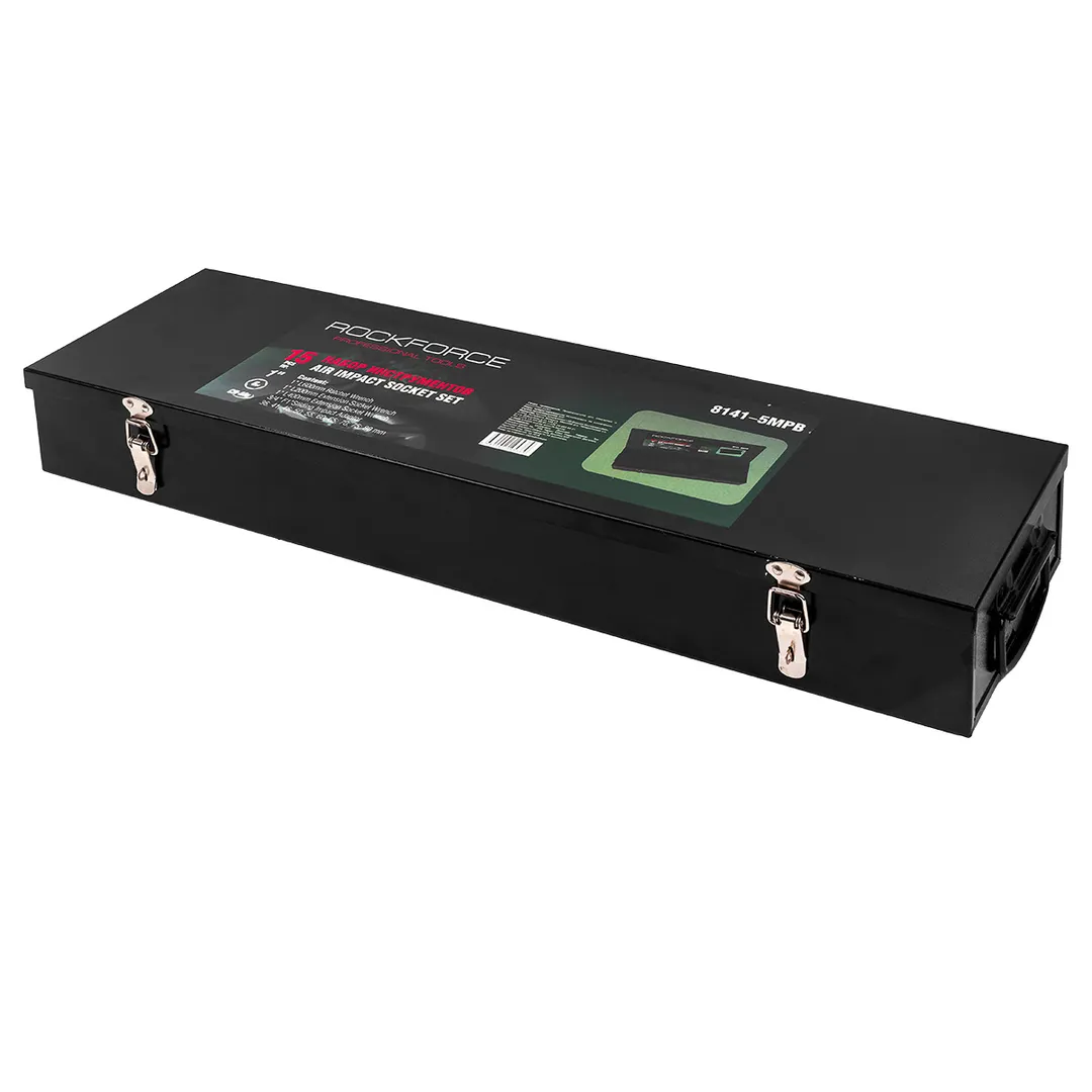 Набор инструментов ударных "Profi" 3/4", 21 пр, 17-36 - 12-гр, 38-50 мм - 6-гр RockForce RF-6213-5MPB