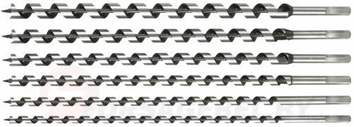 Свёрла спиральные по дереву 10-20 мм L460 мм набор 6 шт. Sthor 22466