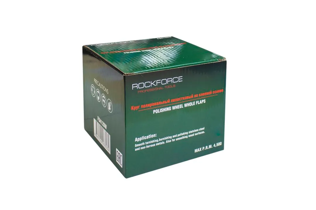 Насадка шлифовальная лепестковая 120х100 мм Grit 120 RockForce RF-FD4120S