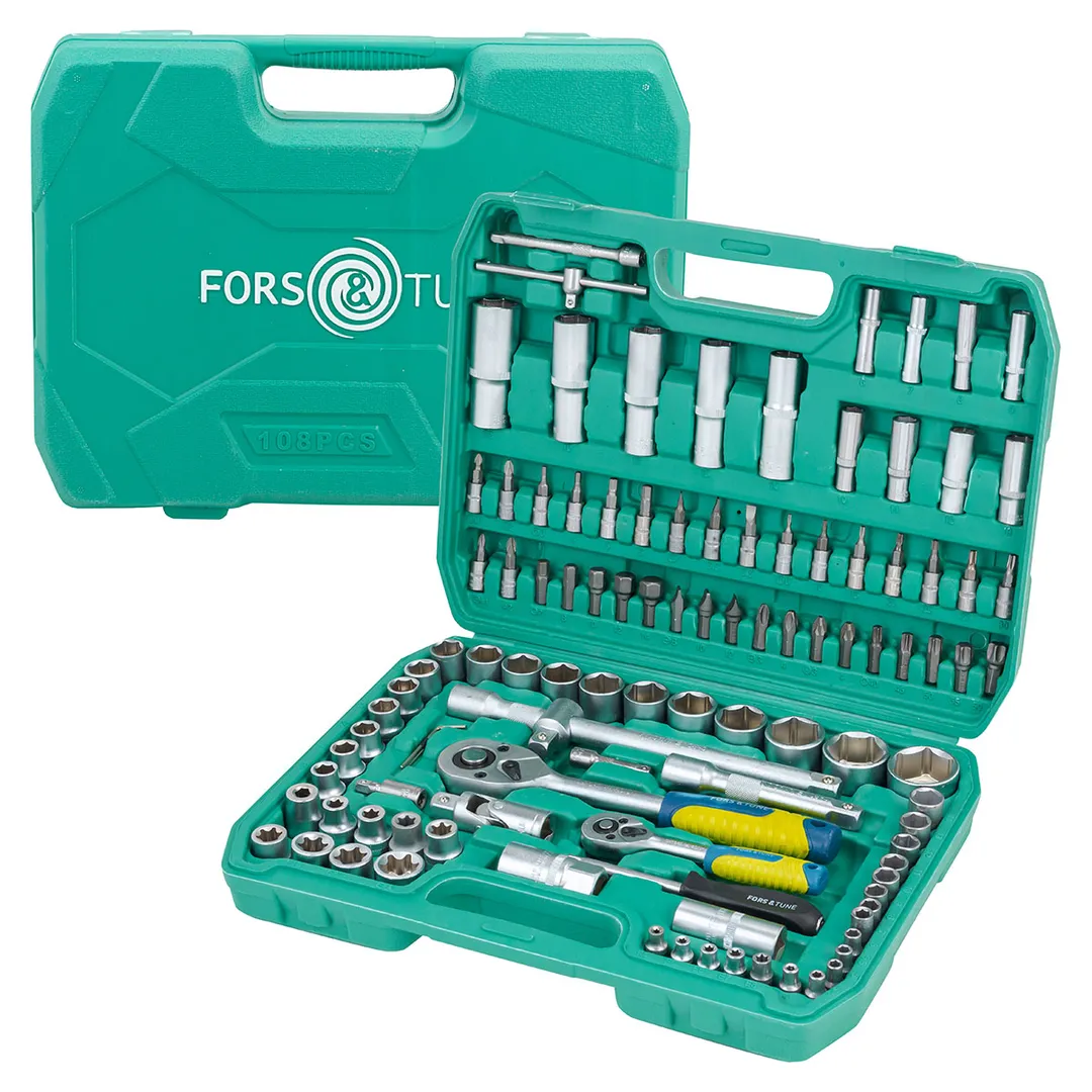 Набор инструментов 108 пр 1/4''&1/2'' 6-гр FORSandTUNE FORSandTUNE-41082-5