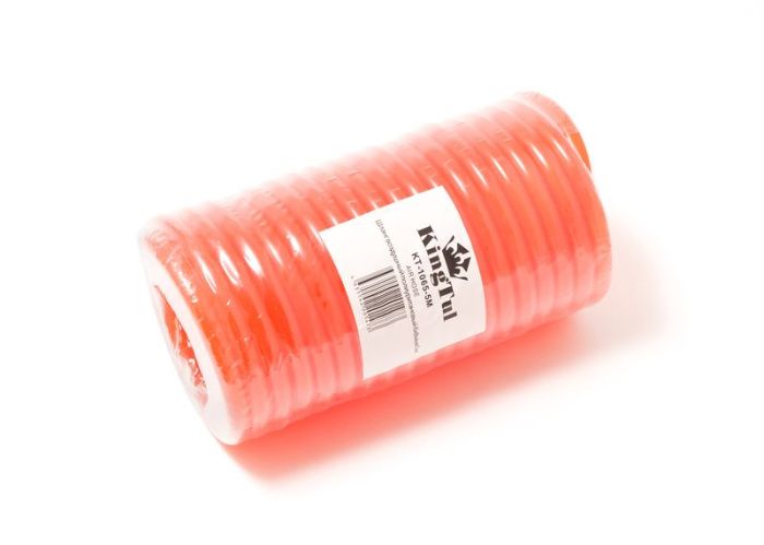 Пневмошланг витой полиуретановый 6х8 мм 5 м, с резьбовыми наконечниками 1/4, F x1/4, F KINGTUL KT-1065-5M