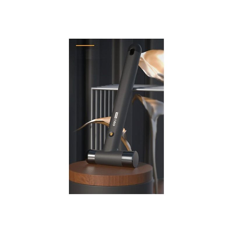 Молоток Deli HS EHT7008, 0,25 кг, Soft Touch, черный