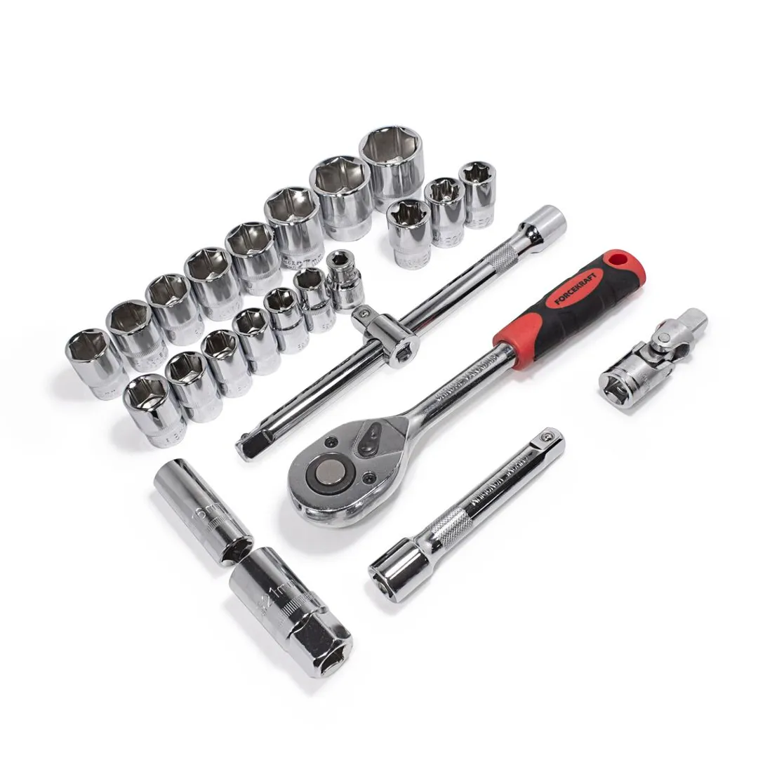 Набор инструментов 216 пр 1/4''&3/8''&1/2'' 6-гр ForceKraft FK-38841New