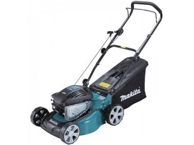 Газонокосилка бензиновая PLM 4120 N, 2.7 л.с., шир.41 см, выс. 20-75 мм, мульчир. стальн. корпус, травосборник 50 л Makita PLM4120N