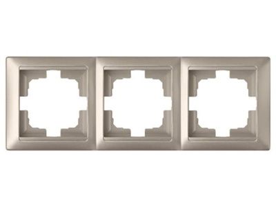 Рамка 3-местная шампань, Стиль, Bylectrica ЮЛИГ.735212.216шамп