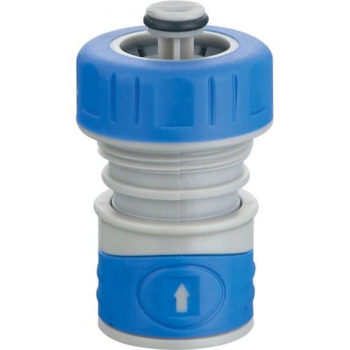 Соединение быстросъемное 3/4" с аквастопом TPR coated для поливочного шланга H-D HD-G6204T