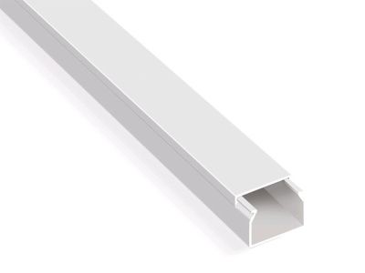 Кабель-канал белый, 2 м LEIDEN ELECTRIC