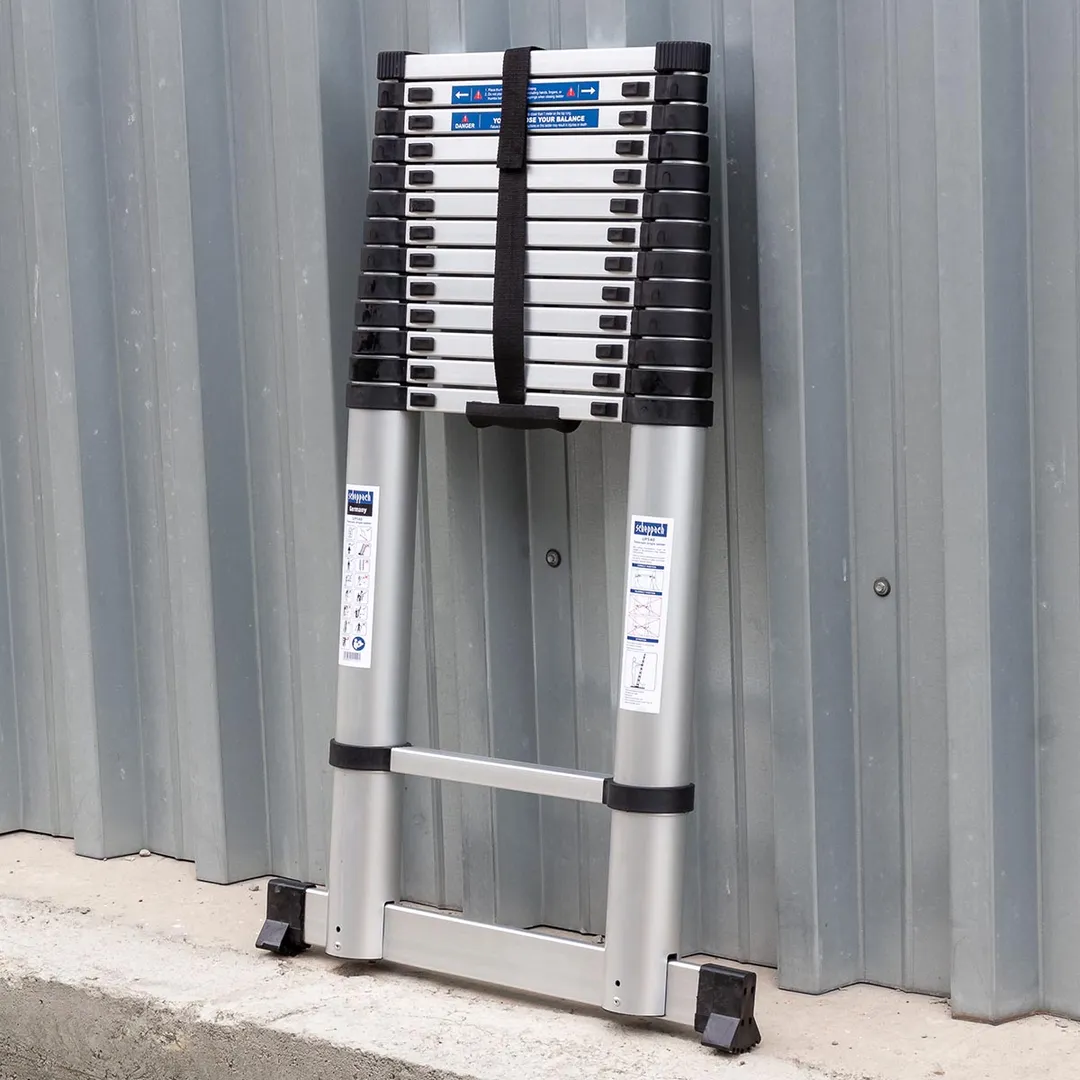 Лестница телескопическая алюм. бытовая 5.4 м 14 ступ. Scheppach Sch-UP540