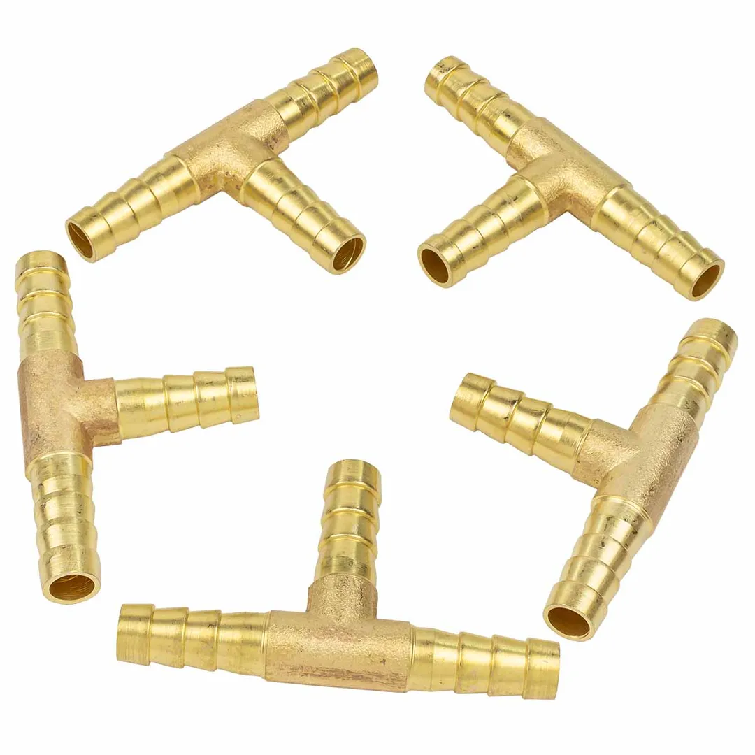 Разветвитель Т-образный, "елочка" 6 мм, к-т 5 шт Forsage F-E102-6/1K