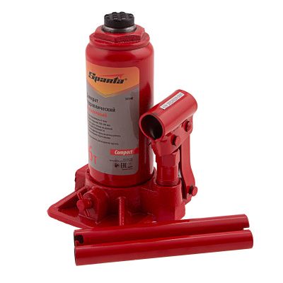 Домкрат гидравлический бутылочный, 6 т, 180–340 мм Sparta Compact 50340