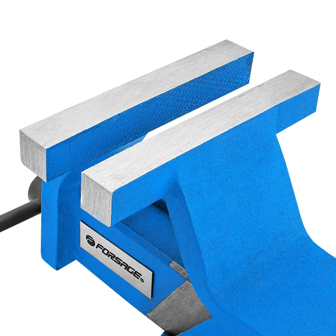 Тиски стальные поворотные с наковальней 125 мм Forsage F-6540805