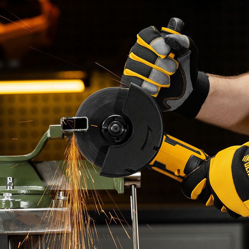 Машина шлифовальная угловая аккумуляторная бесщет. AGH-BL-20-125, Li-Ion, 20 В Denzel 27010