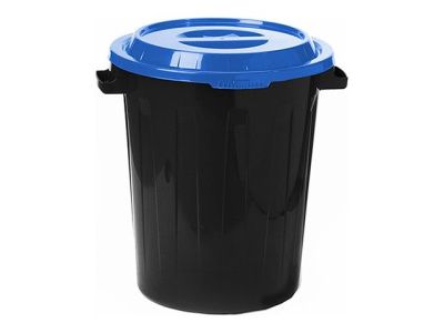 Бак с крышкой 60 л, синий IDEA М2393