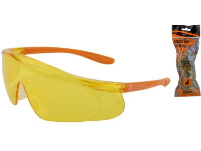 Очки открытые Zenith янтарные JETA SAFETY JSG-7912A