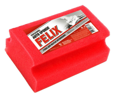 Губка для мойки автомобиля (рельс) FELIX 411040077