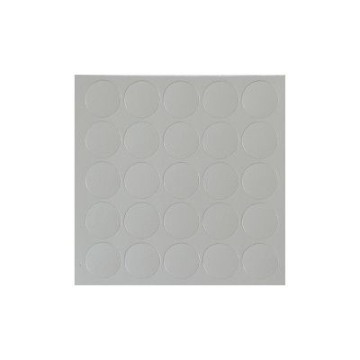 Заглушка самоприлипающая к эксцентрику светло-серый (20307) (лист-28шт.) AKS 82915