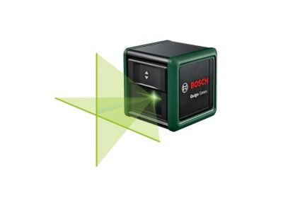 Нивелир лазерный Quigo Green Basic с держателем в кор., проекция: крест, до 12 м, +/- 0.60 мм/м, резьба 1/4" Bosch 0603663C02