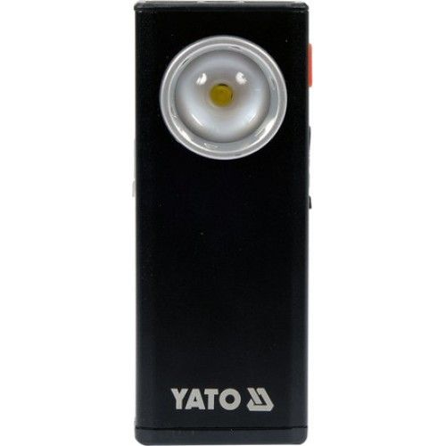 Фонарик светодиодный (5W, 500lm, 3.7V, 1500mAh, USB, IPX4, IK07) Yato YT-08556