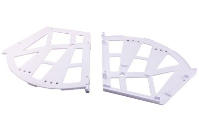 Крепление в шкаф для обуви трехрядное, белый PL 22250