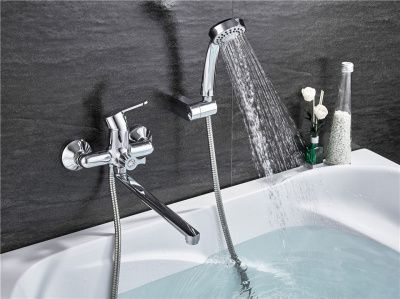 Смеситель для ванны, латунь, хром Ledeme L2203