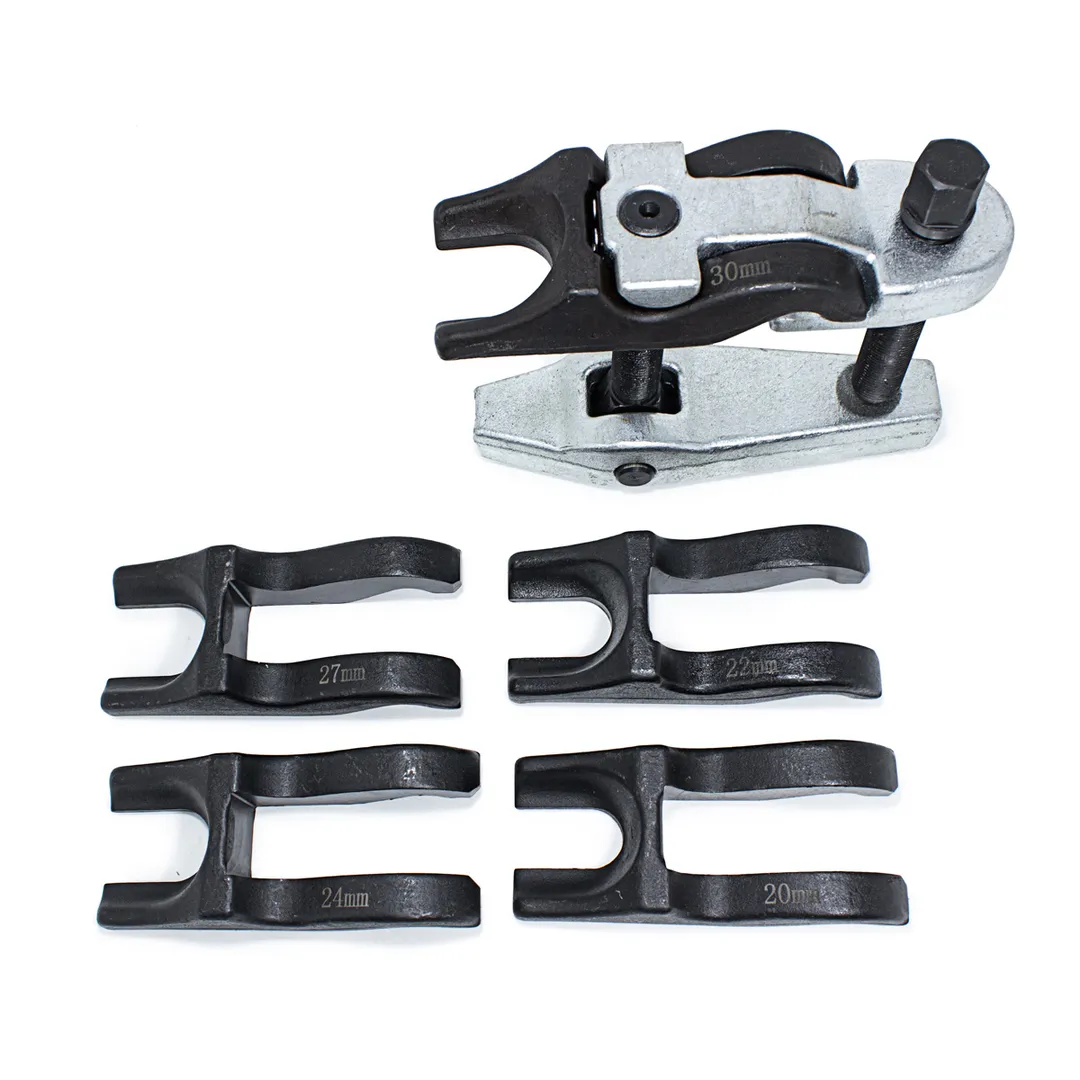 Съемник шаровых опор в комплекте со сменными губками, набор 5 пр. Forsage F-905T8